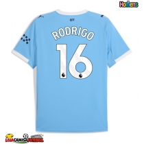 Camisa de Futebol Manchester City Rodri Hernandez #16 Equipamento Principal 2025-26 Manga Curta